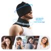 ComfiTECH Cold Cap and Neck Ice Pack Wrap Gel Combo, Care Package for Head and Cervical, Black, Large view 2