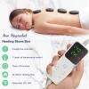 AICNLY 10 Pcs Basalt Hot Stones Massage Set with Temperature Adjustment-Hot Stones Massage with Warmer Kit, Professional Massage Tool for Spa-Lymphatic Drainage, Relieve Tension and Muscle Pain view 4