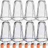 Wholelovein 8 Pack Gray & Black Mosquito Covers Wearable Head Net Face Mesh Protecting Net Mosquito Fly Insects Bugs Preventing for Outdoor Activity view 1