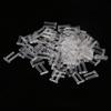 200pcs Rimless Frames Sleeves U-Clip Plastic Compression Sleeves for Rimless Glasses Accessories Tools 1.4/1.5/1.6 (1.5mm x 7mm x 0.8mm with Hole) view 3