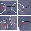 200pcs Rimless Frames Sleeves U-Clip Plastic Compression Sleeves for Rimless Glasses Accessories Tools 1.4/1.5/1.6 (1.6mm x 7mm x 0.8mm with Hole) view 4