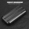 PerGar Cigar Holder Case, Carbon Fiber Cigar Case Humidors 3 Tubes Cigar Holder Storage Box Travel Case Car Interior and Exterior Modification view 3