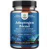 Herbal Adaptogen Mood Support Supplement - Calming Adaptogens Supplement for Stress & Cortisol Management with Ashwagandha Rhodiola Rosea & Maca Root - Vegan Non GMO & Daytime Friendly -120 Count view 1