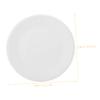 Gatuida 50pcs Paper Plates Dinner Dessert Plates for Parties Camping Gatherings Sturdy Easy Cleanup for Events view 4