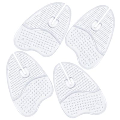 2pairs Transparent Metatarsal Cushions Adhesive Forefoot Pads for Women Non-Slip Ball of Foot Cushions for Sandals and Slippers Pain Relief and Comfort