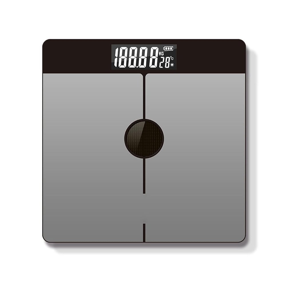 ARTSZY Weight Scales Solar Rechargeable Home Electronic Scales Weight Health Scale Human Body Weighing Scale Gift Sun Power Scale