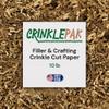 Crinklepak 10LB USA Made Kraft Crinkle Paper Filler | Great Shredded Paper For Gift Baskets, Shipping Packages, Gift Box Filler, Basket Filler, Birthdays, Weddings, Anniversaries | Kraft Crinkle Shred view 1