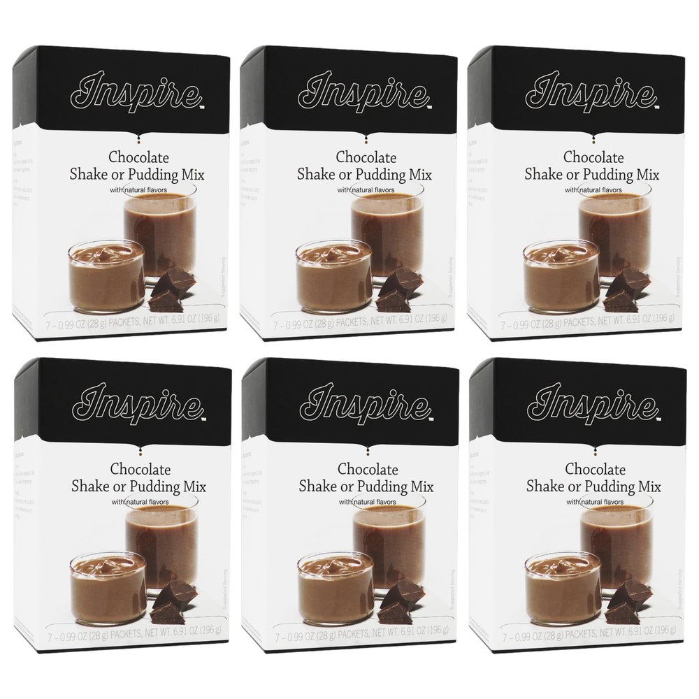 Inspire 15g Protein Shake or Pudding by Bariatric Eating - Chocolate (6-Pack)