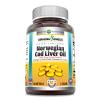 Amazing Omega Norwegian Cod Liver Oil 1250 Mg Softgels Supplement | Omega-3, EPA, DHA, Vitamin A, Vitamin D & Vitamin E (Orange | 60 Count) view 1