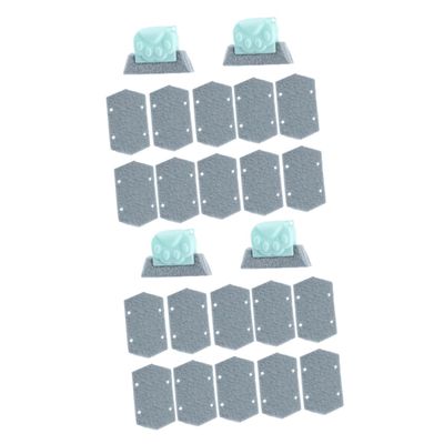 PartyKindom 28pcs Multi-Function Window Groove Cleaner Premium Kitchen Cleaning Tools for Effortless Removal Window Gaps and Household Surfaces Versatile Scouring Pads for Practical Use