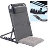 Bed Backrest Support, 6-Gears Adjustable Bed Back Rest, 40-90 Adjustable Bed Back Rest, Bed Rests to Sit Up, Adjustable Bed Wedge for Feeding Elderly, Reading, Leisure, Travel, Oxford Cloth view 1