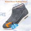 bumuam Mens Diabetic Edema Shoes Extended Widths,Winter Warm Fuzzy Memory Foam Diabetic Shoes Comfy Arthritis Edema House Slippers Men 8/Women 9 view 2