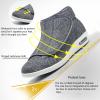 bumuam Mens Diabetic Edema Shoes Extended Widths,Winter Warm Fuzzy Memory Foam Diabetic Shoes Comfy Arthritis Edema House Slippers Men 8/Women 9 view 4