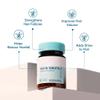 Biotin 10000mcg, Supplement for Hair Growth, Strong Hair and Glowing Skin, Fights Nail Brittleness, 90 Biotin Tablets view 2