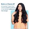 Biotin 10000mcg, Supplement for Hair Growth, Strong Hair and Glowing Skin, Fights Nail Brittleness, 90 Biotin Tablets view 3