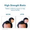 Biotin 10000mcg, Supplement for Hair Growth, Strong Hair and Glowing Skin, Fights Nail Brittleness, 90 Biotin Tablets view 4