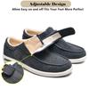 Men's Diabetic Shoes Wide Width Shoes,Warm Wool Boots Casual Orthopedics Wide Feet Swollen Shoes Thumb Eversion Adjust Diabetic Walking Shoes Men 7.5/Women 8.5 view 4