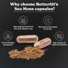 3000mg Iris Sea Moss, 2000mg Black Seed Oil, 1000mg Ashwagandha, 1000mg Burdrock Root, 1000 mg Bladderwrack with Black Pepper & Vitamin C | Vitality & Energy Support | All-in-one supplement | 120 Caps view 4