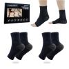 2 Pairs Mixed Colors Neuropathy Socks For Women & MenNano Neuropathy SocksDiabetic Open Toe Foot Sleeves Elastic SockCompression SocksSleep Socks view 1