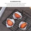 4 Rolls Aluminum Foil Paper, Tin Foil Wraps for Restaurants Wraps for Food Trucks Wraps for Catering Household Tray(9.84 feet 11.8 inches) view 4