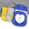 1Pcs Leather Sanitary Napkin Storage Bag, Portable Period Kit Bag, Pad Pouch Tampon Sanitary Napkin Receptacle (Yellow) view 4