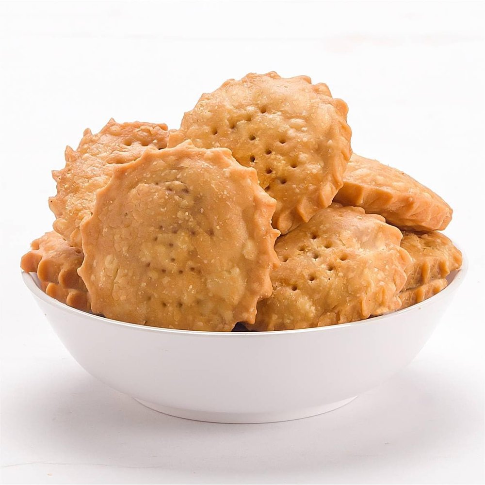 Achari Mathri (300g) | Ready to Eat Evening Tea Time Snacks | Healthy | Crispy | Namkeen | Indian Snacks (Achari Mathri)