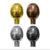 Wooden Walking Sticks and Canes Travel Collapsible for Men Women Seniors Hiking with Brass Globe Handle (Silver Polished, AANWS-140) (WS-10) view 2