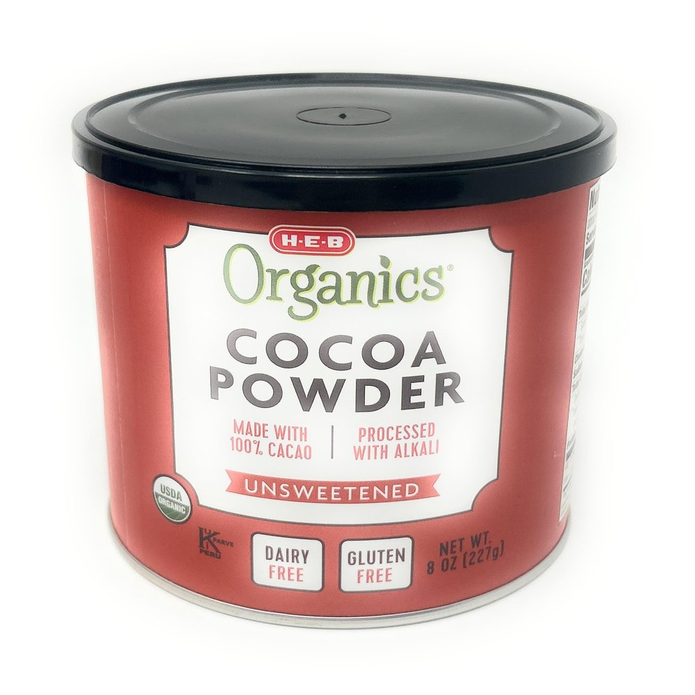 HEB Organics 100% Unsweetened Cocoa Powder 8oz - 1 can