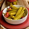 Amish Valley Products Pickled Crisp Okra Glass Jar Gourmet Chacuterie Board Garnish Vegetable (Mild, One Jar) view 3
