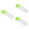 ABOOFAN 3pcs Portable Toothbrush and Toothpaste Holder Case Travel Wash Storage Box for Camping Green Transparent Pp Material Adorable Design Easy to Clean Multi-Function Use view 1
