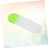 ABOOFAN 3pcs Portable Toothbrush and Toothpaste Holder Case Travel Wash Storage Box for Camping Green Transparent Pp Material Adorable Design Easy to Clean Multi-Function Use view 2