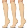 KXOVT 3 Pairs Compression Socks for Women & Men 15-20 mmHg- Best Support for Nurses, Running, Hiking, Recovery & Flight Socks view 1