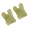balacoo 2pcs Natural Jade Gua Board Face Massage Tool Comfortable Scraping Tool for Enhanced Skin Absorption and Circulation for view 1