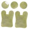balacoo 2pcs Natural Jade Gua Board Face Massage Tool Comfortable Scraping Tool for Enhanced Skin Absorption and Circulation for view 4