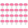 24 Pcs Baby Electric Nail File Replacement Pads - Safe and Easy-to-Use Nail Trimmer Heads for 12+ Months - Red Sandpaper Grinding Heads for Smooth Nails view 1