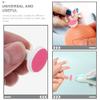 24 Pcs Baby Electric Nail File Replacement Pads - Safe and Easy-to-Use Nail Trimmer Heads for 12+ Months - Red Sandpaper Grinding Heads for Smooth Nails view 4
