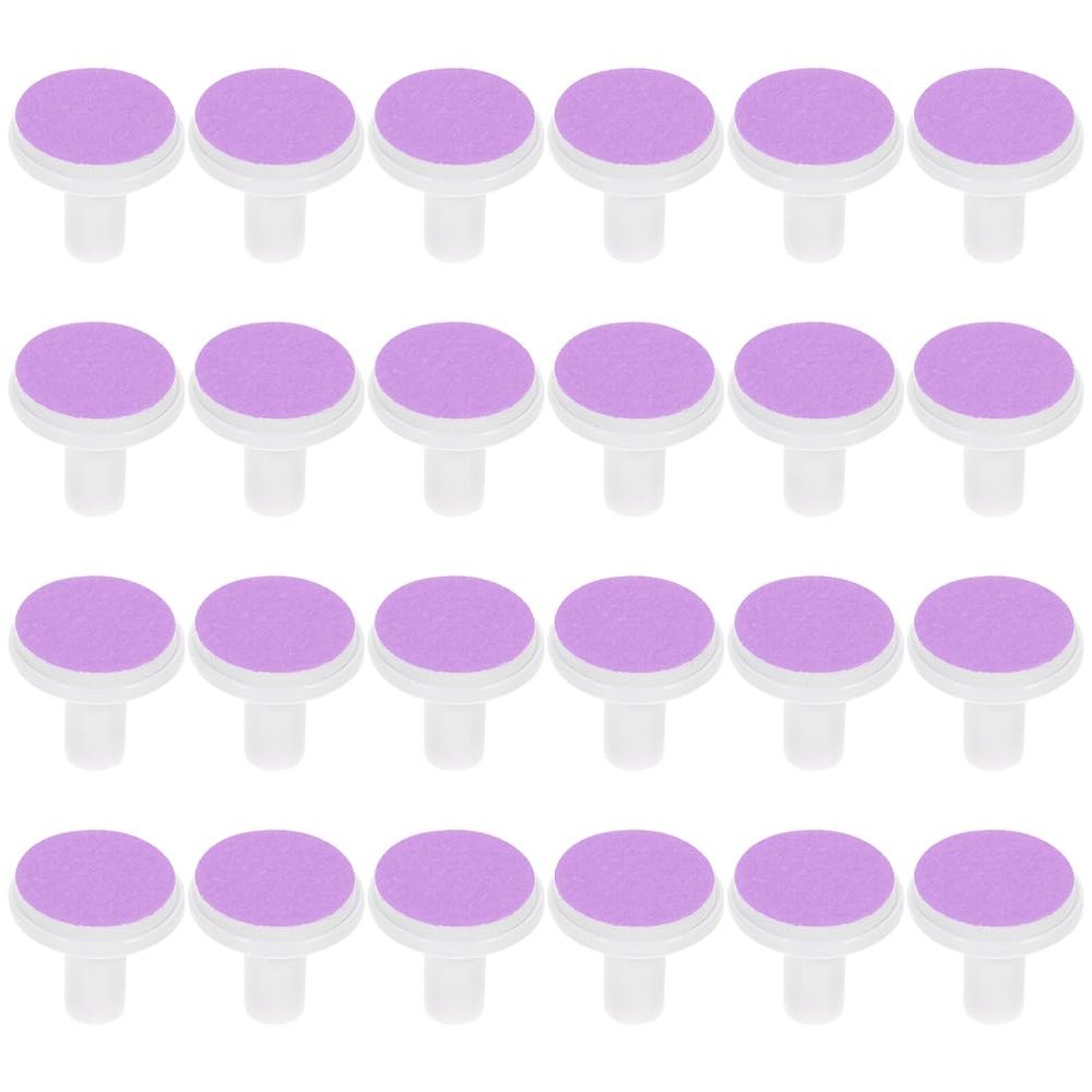 DOITOOL 24Pcs Baby Nail Trimmer Replacement Pads Electric File Grinder Heads Safe Infant Nail Care for Toddler Grooming