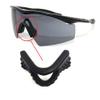 GALAXYLENSE Compatible Replacement Nose Pads Rubber Kits For Oakley M Frame Heater/Strike/Sweep/Hybrid Black (Nose Pad Black Color) view 1