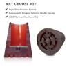 1/2" Ultra Durable Cane Tips with Metal Insert, Heavy Duty Crutch Accessories Replacement Ferrules for Walking Stick/Trekking Poles/Walkers/4 Prong Cane, Wear-Resistant High Polymer Rubber view 2