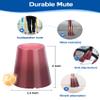 1/2" Ultra Durable Cane Tips with Metal Insert, Heavy Duty Crutch Accessories Replacement Ferrules for Walking Stick/Trekking Poles/Walkers/4 Prong Cane, Wear-Resistant High Polymer Rubber view 3