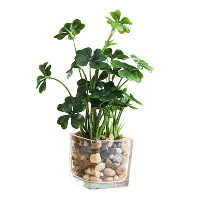 IMIKEYA 1pc Artificial Potted Green Desktop Decoration for Home Office Lifelike Simulated Plant for -Term Use No Watering Needed for Indoor Decor