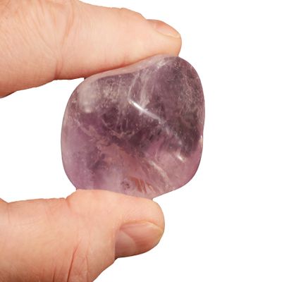 Kidz Rocks Amethyst Crystal 1 3/4" 1-2 Oz Tumbled Polished Rock Mineral