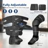 SereneLife Air Compression Leg Massager, Full Leg Massager with Heat and Compression, Ice Pack, Portable and Adjustable with 6 Modes 3 Vibrations 3 Intensities, 11 Airbags for Thigh Calf Foot Massage view 2