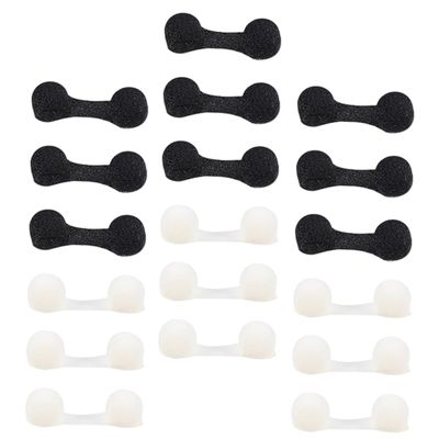 POPETPOP 60pcs Sponge Nose Filter Plugs Nasal Strips for Breathing Sleeping Breathable Dust Mask Glasses Nose Pads Plugs