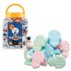 45 Sugar Skull Candy Rings, Novelty Halloween Candy, Day of the Dead Skeleton Ring Lollipops, Individually Wrapped, Bulk Tub (Pack of 45) view 1