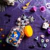 45 Sugar Skull Candy Rings, Novelty Halloween Candy, Day of the Dead Skeleton Ring Lollipops, Individually Wrapped, Bulk Tub (Pack of 45) view 4