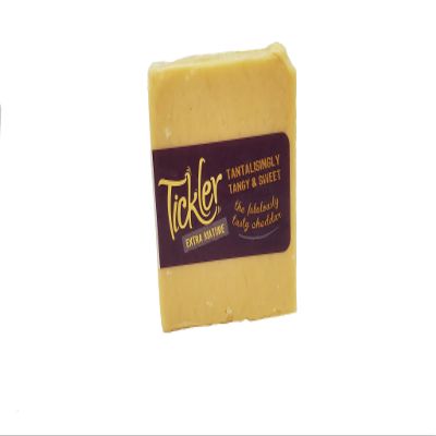Generic Tickler Mature Cheddar. Award Winning Customer favorite English Cheese. 2 LB.