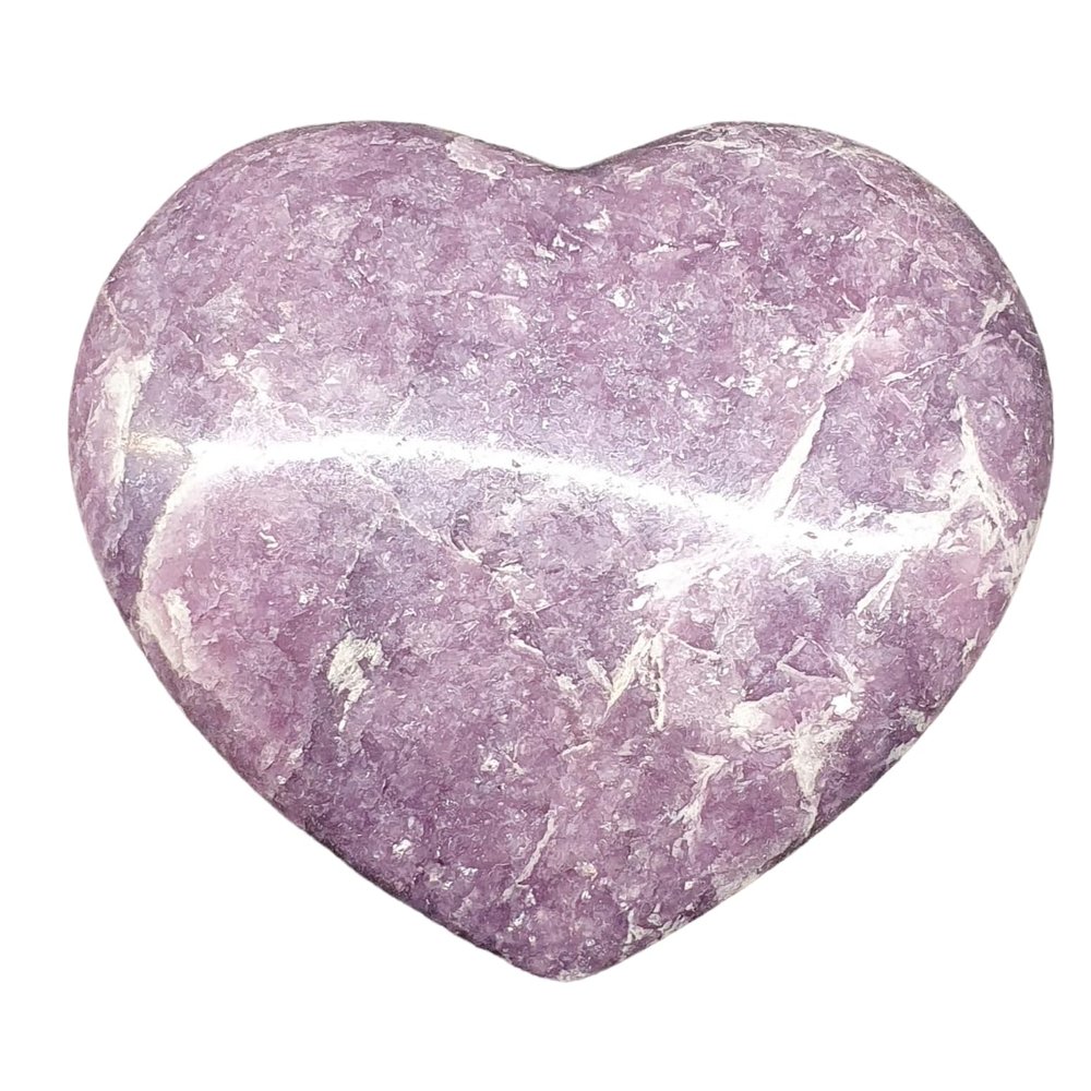 Lepidolite Heart Heart Geofossiles Minerals Healing Crystals HELE8
