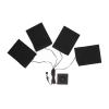 MUNEFE Heatin Cloth Heater, USB Powered Clothes Heatin Pad, Waterproof 3 Ears Composite Fiber with 4Pcs for Winter Outdoor view 1