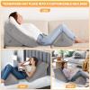 USHMA Inflatable Wedge Pillow Set - Travel Wedge Pillow for Sleeping with Adjustable Height - Inflatable Wedge Cushion for Adults with Pain Relief - Blow up Bed Wedge & Easy Storage view 3